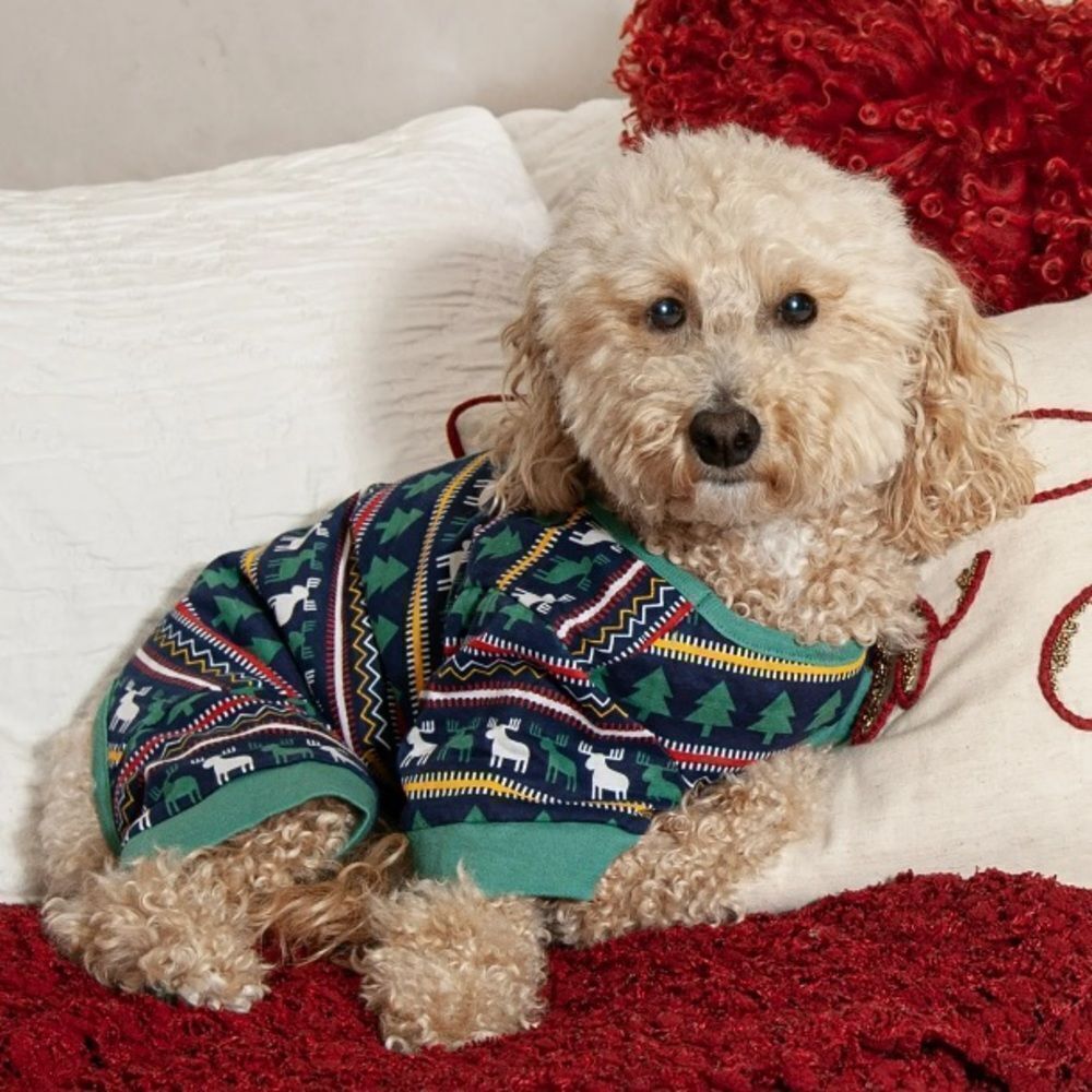Vibrant Life Christmas Themed Pet Dog Cat Pajamas Size XS NEW